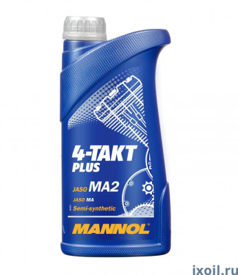 Масло MANNOL 4-Takt Plus SAE 10w40 (1л.) п/синт. MN7202-1
