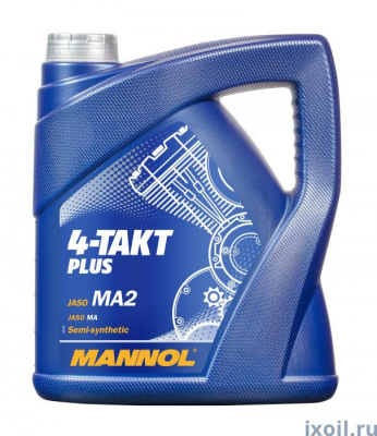 Масло MANNOL 4-Takt Plus SAE 10w40 (4л.) п/синт. MN7202-4