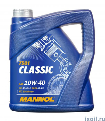 Масло MANNOL CLASSIC SAE 10W/40 (4л.) п/синт. MN7501-4