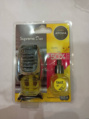 Дезодорант Aroma Car "Supreme Duo" Vanilla