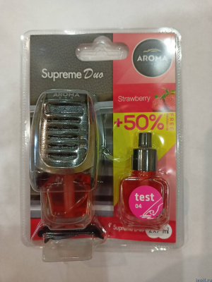Дезодорант Aroma Car "Supreme Duo" Strawberry