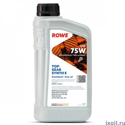 Масло ROWE HIGHTEC TOPGEAR SYNTH E SAE 75W 1л.