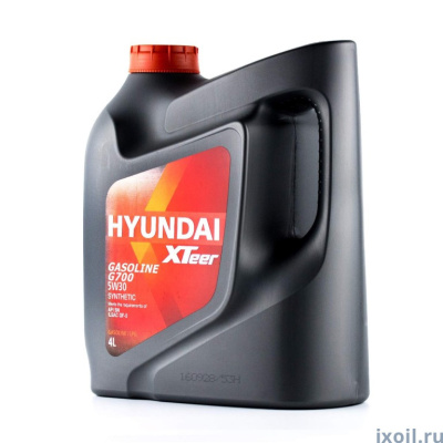 Масло Hyundai XTeer Gasoline G700 SN 5W30 4л синт.
