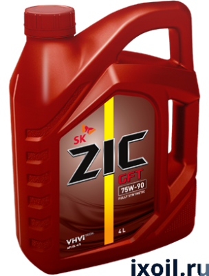 Масло транс. R ZIC GFT 75W-90 GL-4/5 4lt (4)