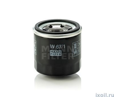 Фильтр маслянный MANN W 67/1