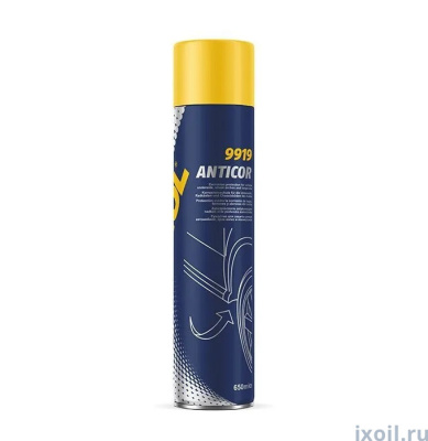 Антикор для обработки днища черный аэрозоль чёрный / Anticor schwarz (650 мл.) 9919 MANNOL
