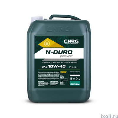 Масло моторное CNRG N-Duro Power 10w40 CI-4/SL 20л.(полусинтетика)