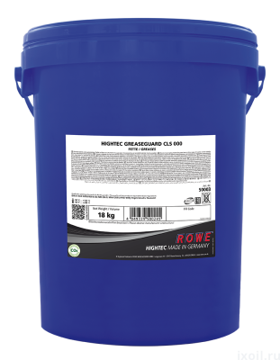 Смазка ROWE HIGHTEC GREASEGUARD CLS 000, 18кг (для централизованных систем). 