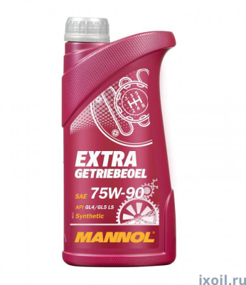 Трансм. масло MANNOL Extra Getriebeoel SAE 75W-90 GL-4/GL-5 LS (1л.) синт. MN8103-1