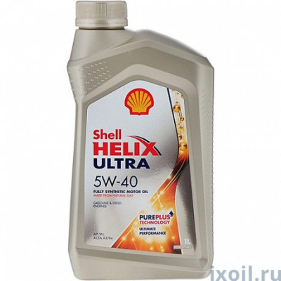 Масло Shell Helix ultra 5W40 (1л) син