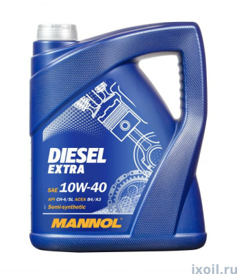 Масло MANNOL Diesel Extra SAE 10W/40 (5л.) п/синт. MN7504-5