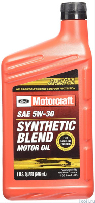 Масло MOTORCRAFT XO 5W30 QSP PEMIUM SYNTHETIC BLEND 0,946л