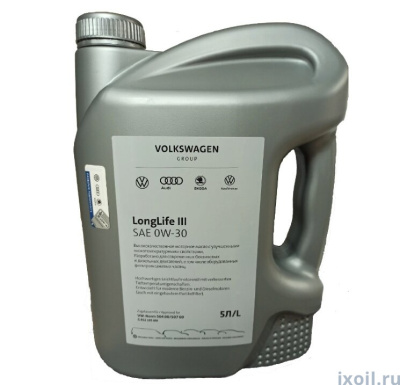 Масло VW 0W30 Longlife III GS55545M4 5л