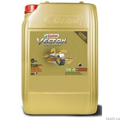 Масло Castrol VECTON Long Drain 10w40 E7 20л