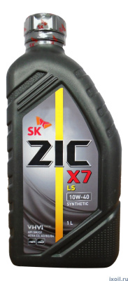 Масло мотор. R ZIC X7 LS 10W-40 1lt (12)
