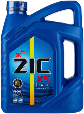 Масло мотор. R ZIC X5 5W-30 4lt (4)
