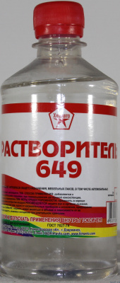 Растворитель 649, бут. пэт. 0,5л.