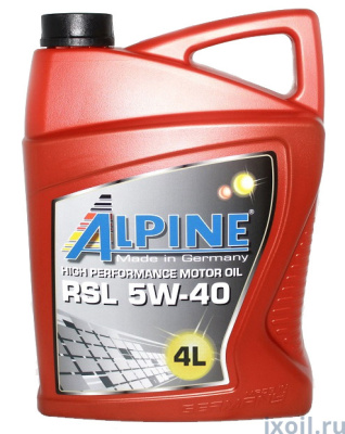 Масло Alpine RSL 5W40  4л.