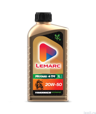 Масло LEMARC MOTARD YMS 4TM 20W50 1л. (для 4-х тактных двигателей)
