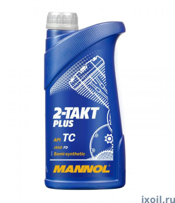 Масло MANNOL 2-TAKT PLUS (1л.) API TC п/синт. MN7204-1