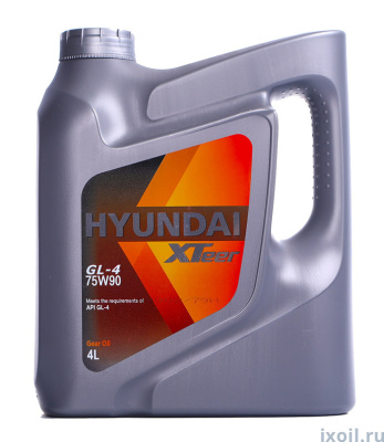 Масло Hyundai XTeer Gear Oil 75W90 GL-4  масло трансмиссионное 4л