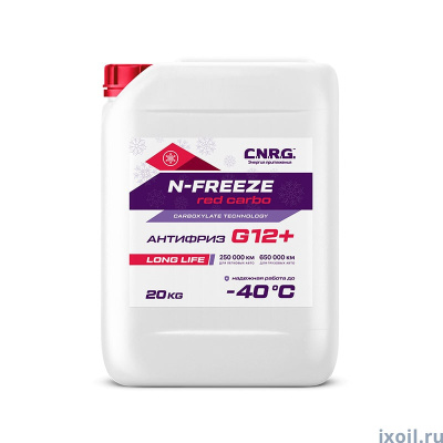 Антифриз C.N.R.G. Antifreeze Red Carbo (-40С) G12+ (красный)  20 кг 