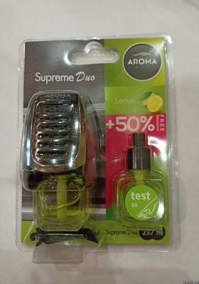 Дезодорант Aroma Car "Supreme Duo" Lemon
