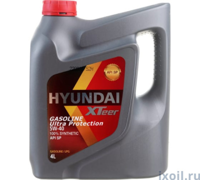 Масло Hyundai XTeer Gasoline Ultra Protection SN/SP 5W40 4л синт.