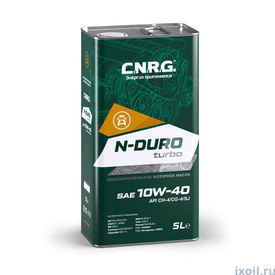 Масло моторное CNRG N-Duro Turbo 10w40 CH-4/CG-4/SJ 5л.(полусинтетика)