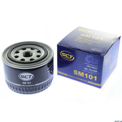 Фильтр масляный SCT SM 101 мал.(08-099) ВАЗ 2108, 2109, 2110, 2111, 2112, 2113, 2114, 2115, 2199, Pr