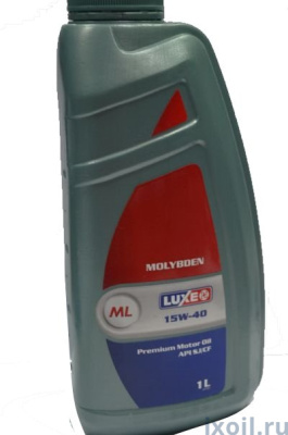 Масло LUXE Молибден 15W40 SJ/CF 1л. минеральное