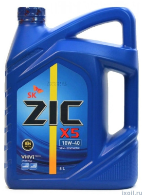 Масло мотор. R ZIC X5 DIESEL 10W-40 6lt (3)