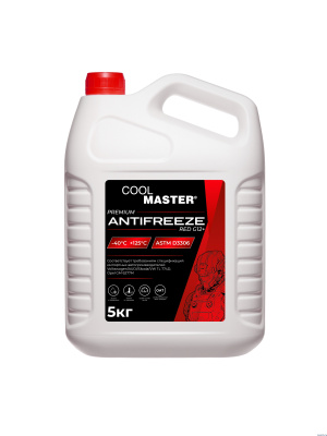 Антифриз COOL MASTER Red G12+ (красный) 5 кг