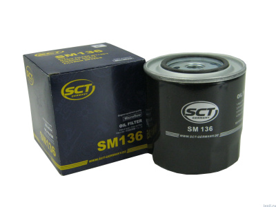 Фильтр масляный SCT SM 136