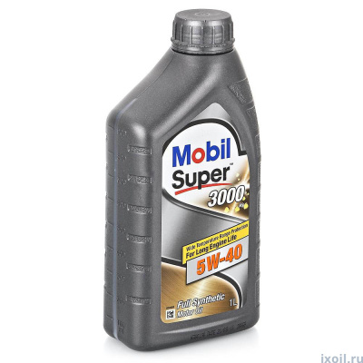Масло Mobil Super 3000 X1 5W40 1л.